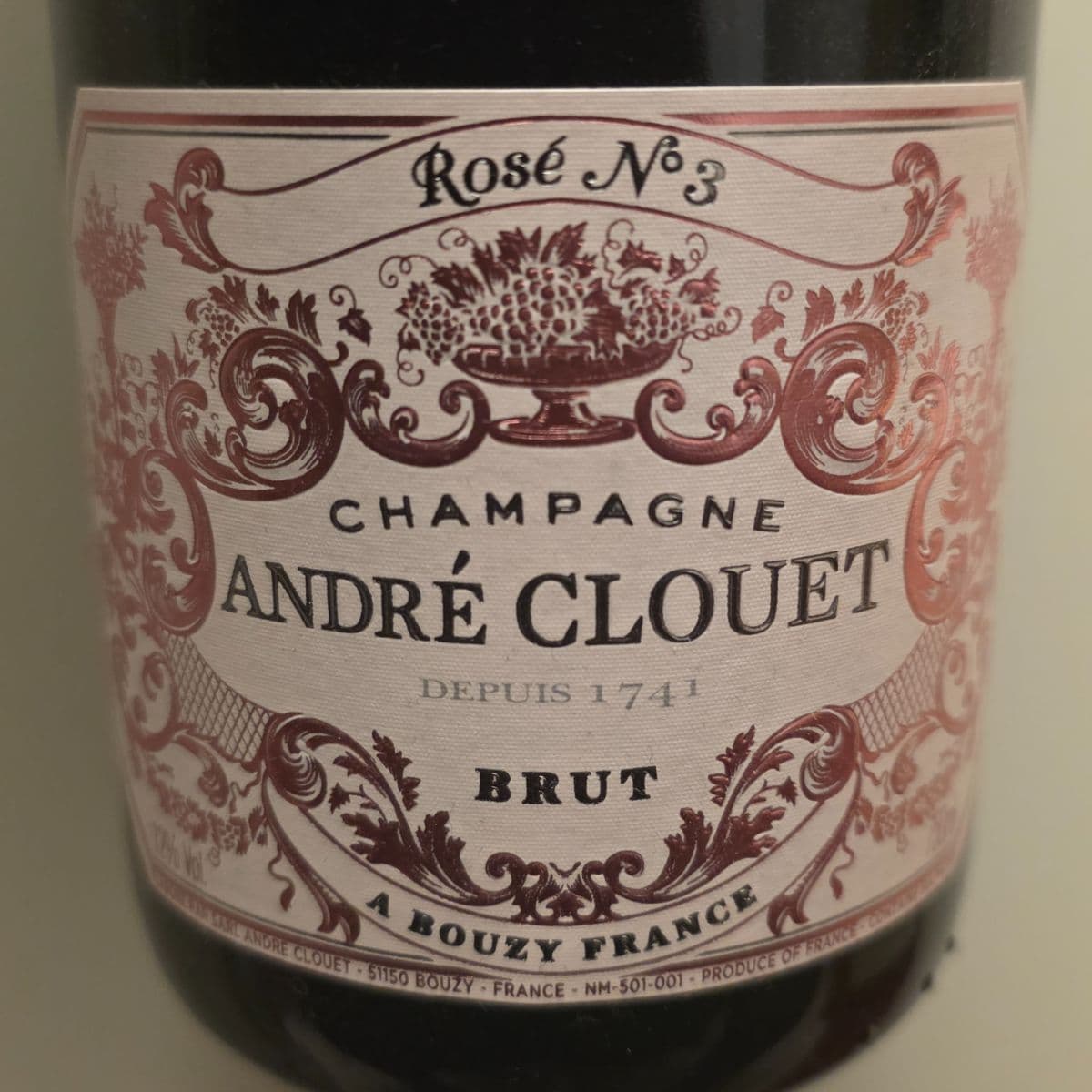 André Clouet Rosé No. 3 NV